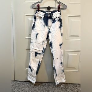 Pacsun Acid Washed Bleached Mom Jeans Size 22